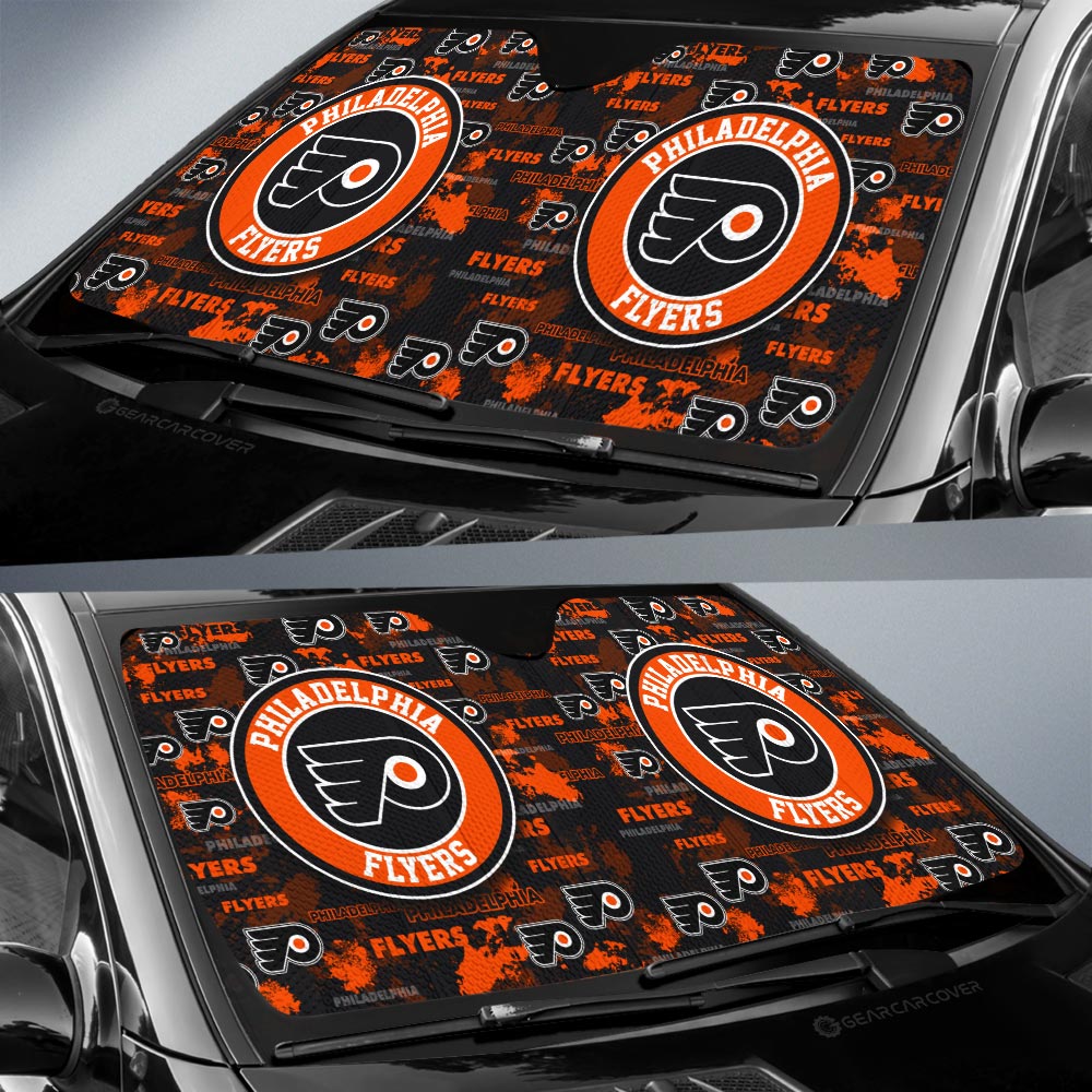 Philadelphia Flyers Car Sunshade Custom Car Accessories - Gearcarcover - 2