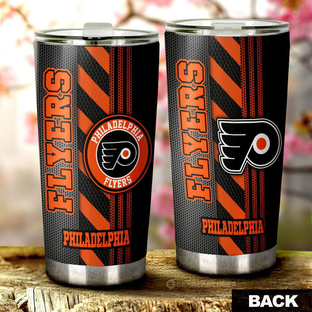 Philadelphia Flyers Tumbler Cup Custom Car Accessories - Gearcarcover - 1