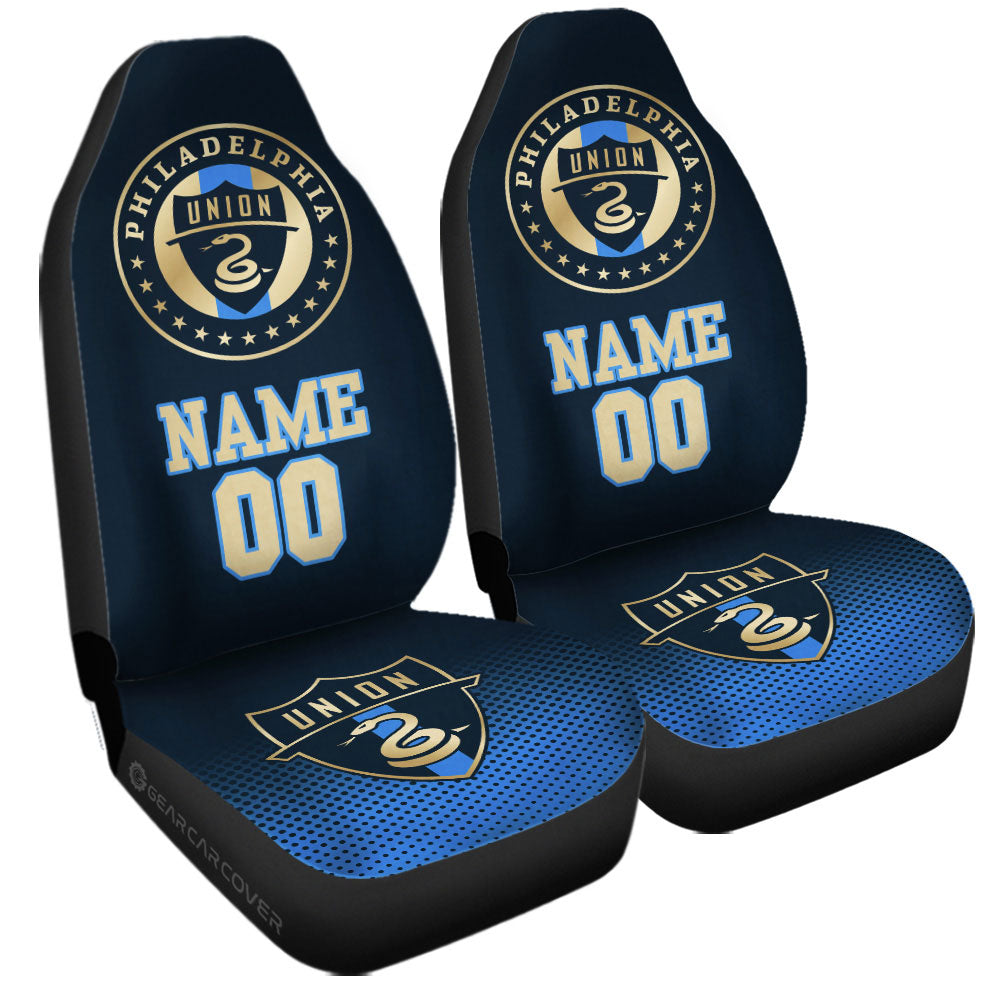 Philadelphia Union Car Seat Covers Sporty Team Collection - Gearcarcover - 3