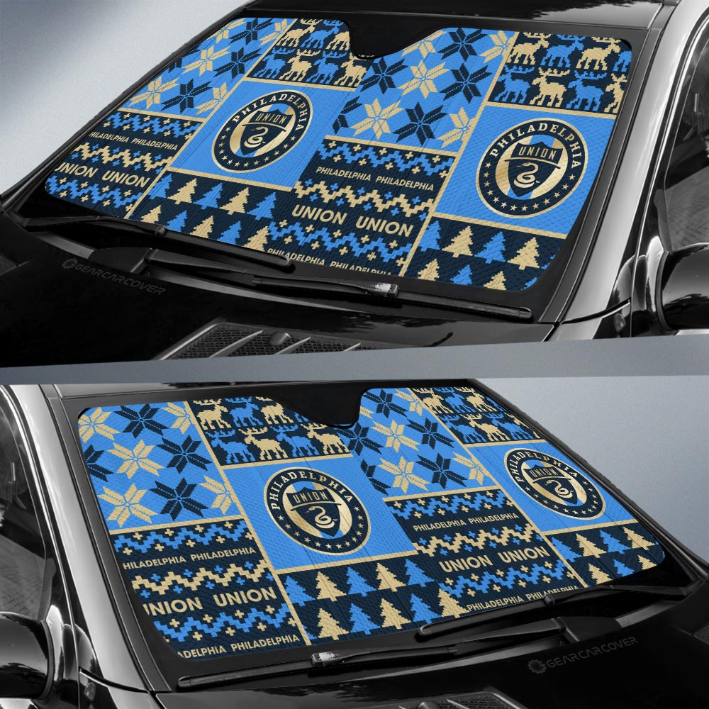 Philadelphia Union Car Sunshade Custom Ugly Style Car Accessories - Gearcarcover - 2