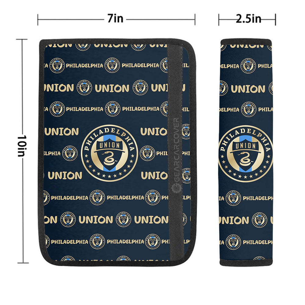 Philadelphia Union Seat Belt Covers Sporty Team Collection - Gearcarcover - 1