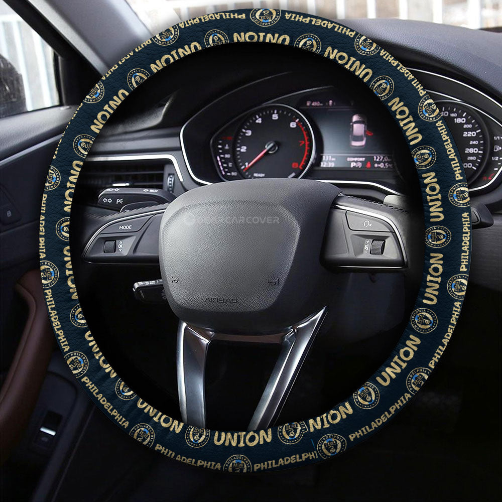Philadelphia Union Steering Wheel Cover Sporty Team Collection - Gearcarcover - 4