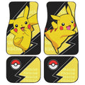 Pikachu Car Floor Mats Custom Anime Car Interior Accessories - Gearcarcover - 1