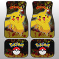 Pikachu Car Floor Mats Custom Tie Dye Style Anime Car Accessories - Gearcarcover - 2