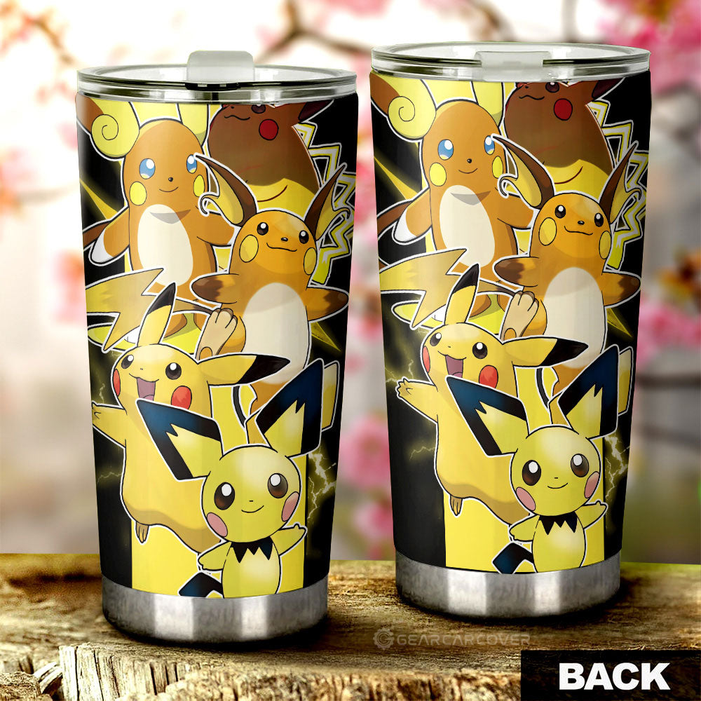 Pikachu Tumbler Cup Custom Car Accessories For Fans - Gearcarcover - 2