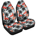 Pink Flamingo Car Seat Covers Custom Hawaiian Car Accessories - Gearcarcover - 3