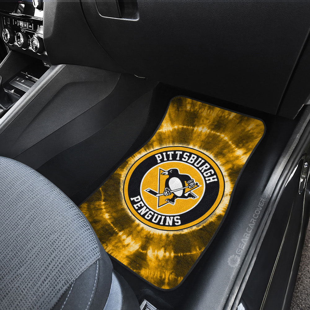 Pittsburgh Penguins Car Floor Mats Custom Tie Dye Car Accessories - Gearcarcover - 3