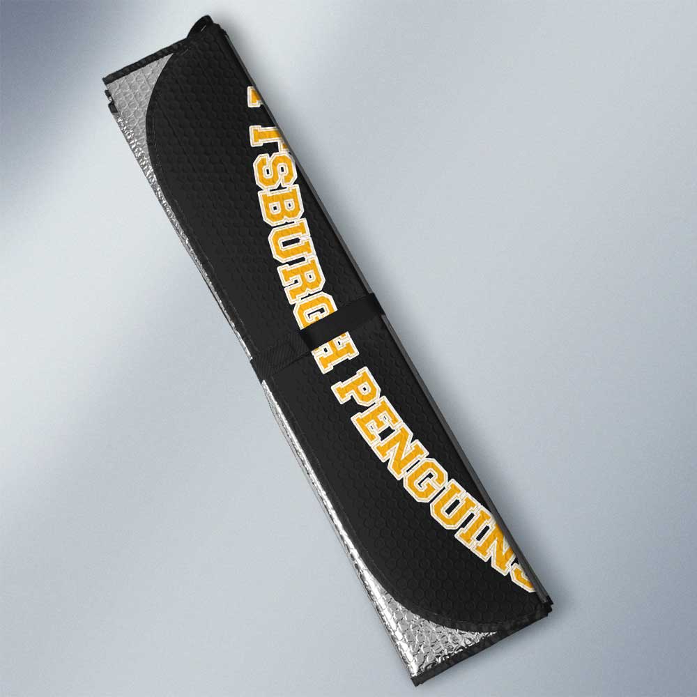Pittsburgh Penguins Car Sunshade Custom Car Accessories For Fans - Gearcarcover - 3