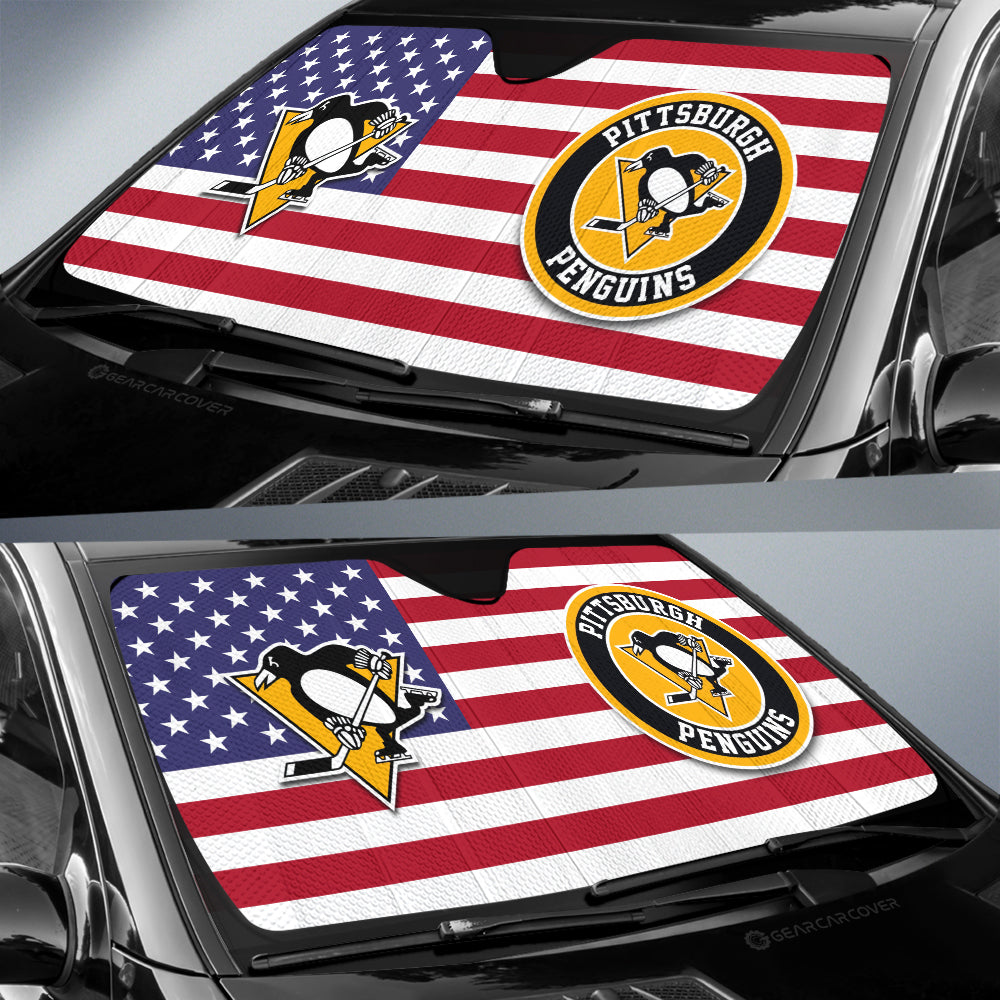 Pittsburgh Penguins Car Sunshade Custom Car Accessories - Gearcarcover - 2
