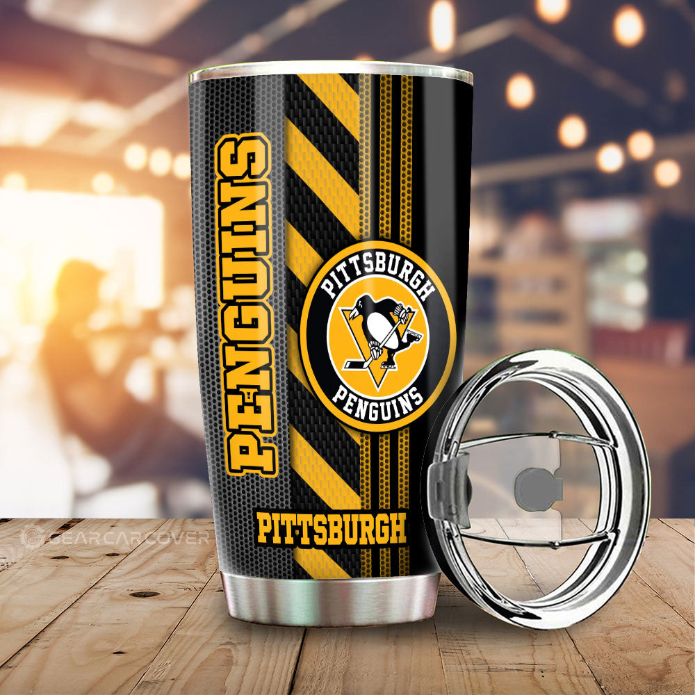 Pittsburgh Penguins Tumbler Cup Custom Car Accessories - Gearcarcover - 2