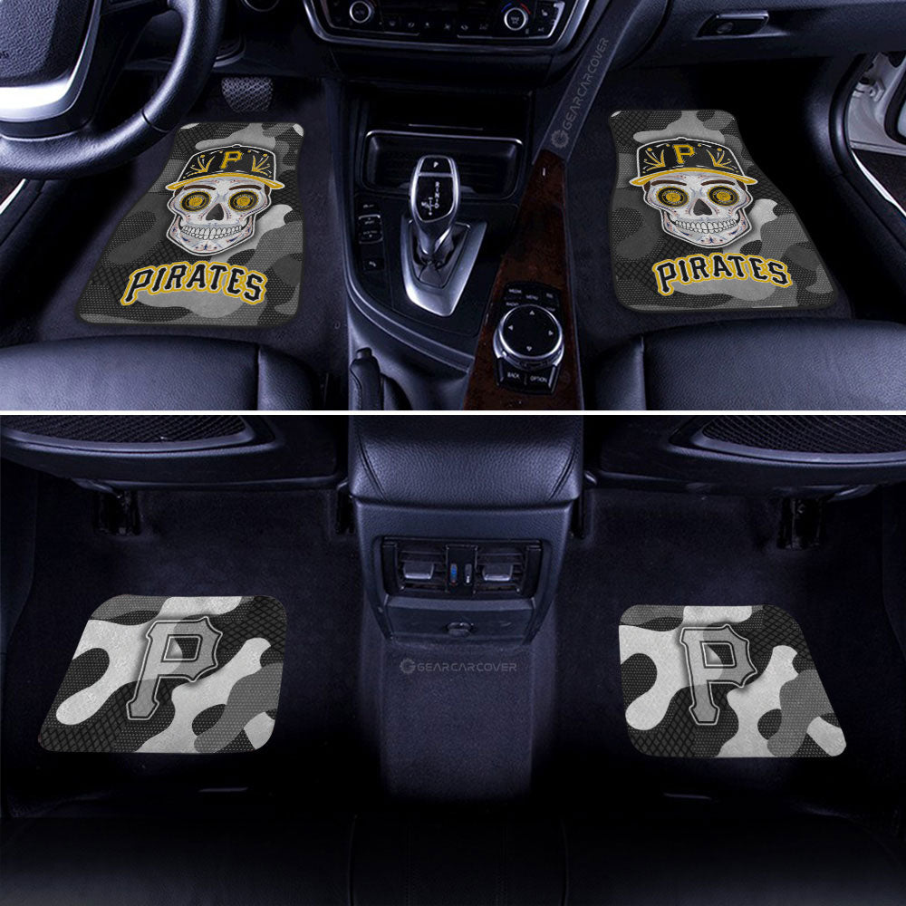 Pittsburgh Pirates Car Floor Mats Skull Theme Collection - Gearcarcover - 2
