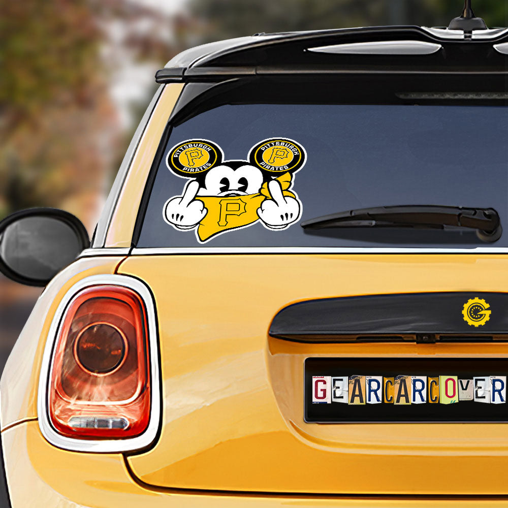 Pittsburgh Pirates Car Sticker Custom Car Accessories - Gearcarcover - 1