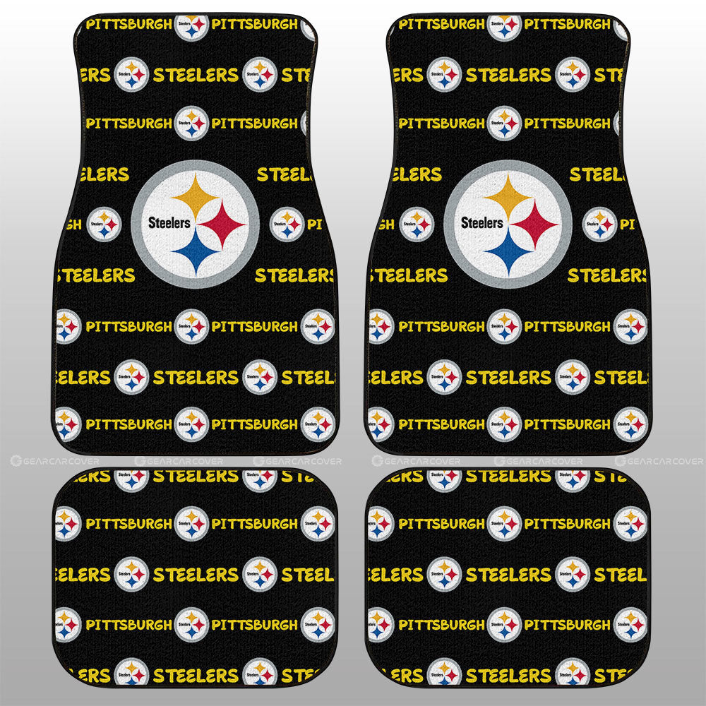 Pittsburgh Steelers Car Floor Mats Sporty Team Collection - Gearcarcover - 1