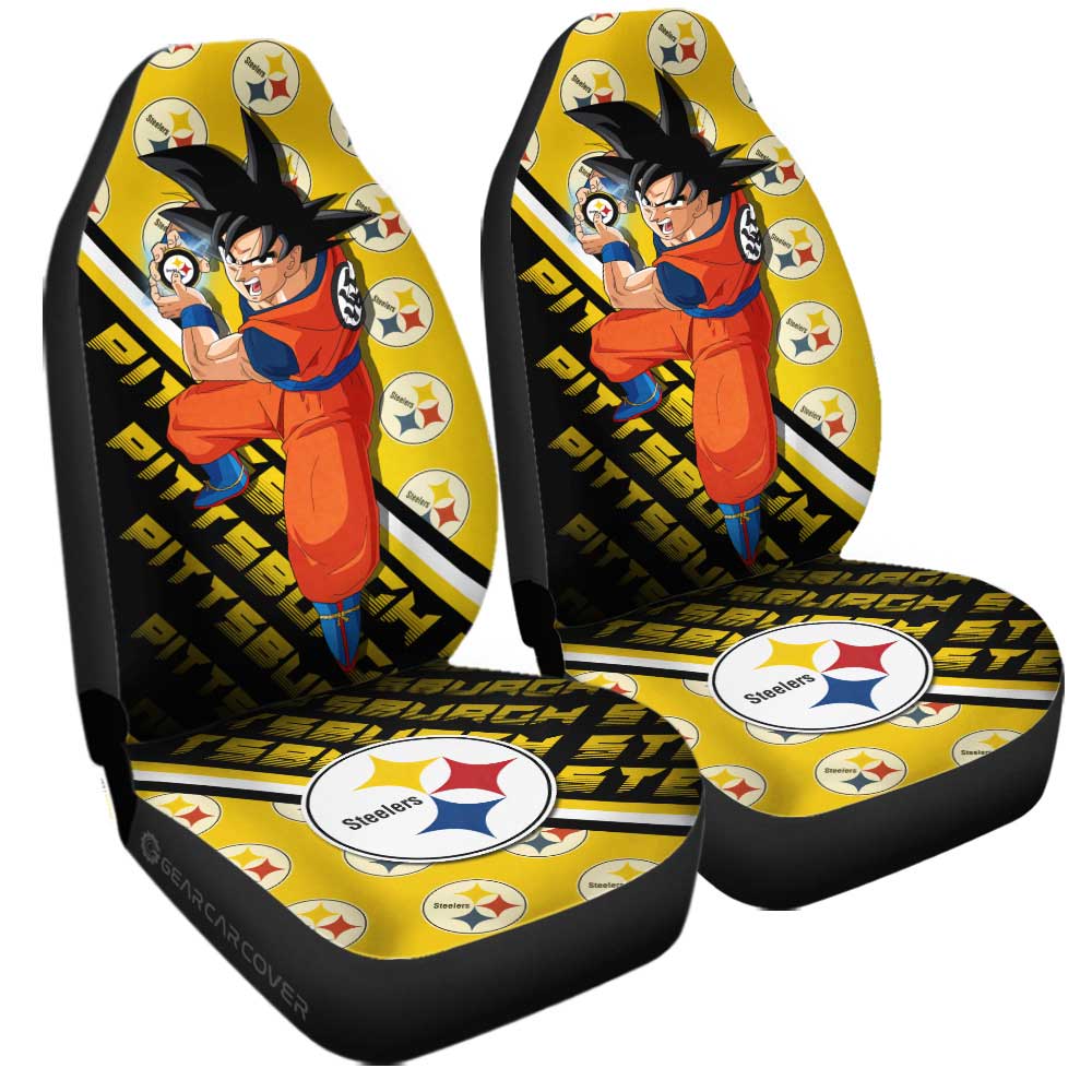 Pittsburgh Steelers Car Seat Covers Goku Car Accessories For Fans - Gearcarcover - 3