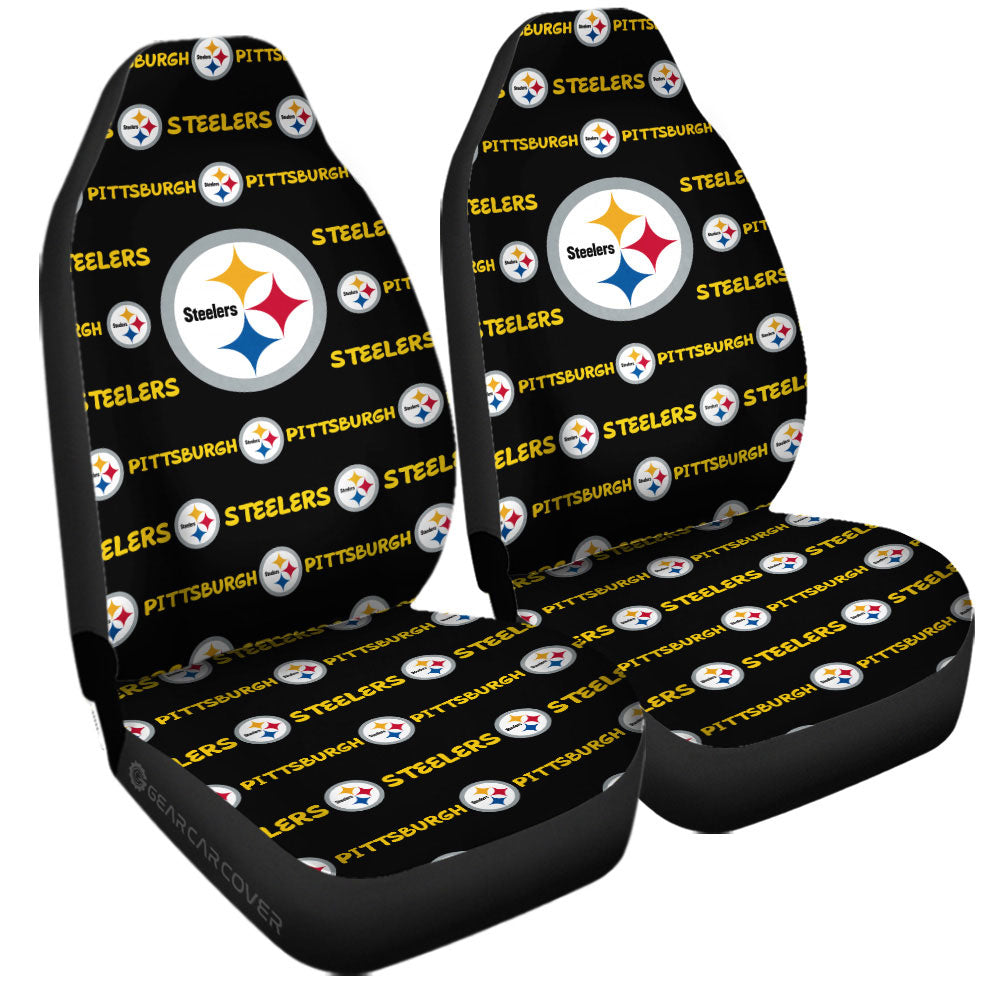 Pittsburgh Steelers Car Seat Covers Sporty Team Collection - Gearcarcover - 3
