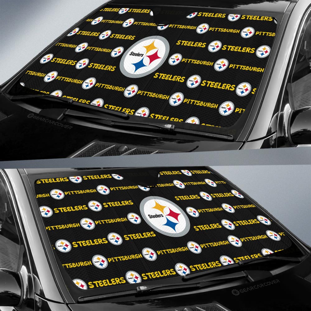 Pittsburgh Steelers Car Sunshade Sporty Team Collection - Gearcarcover - 2