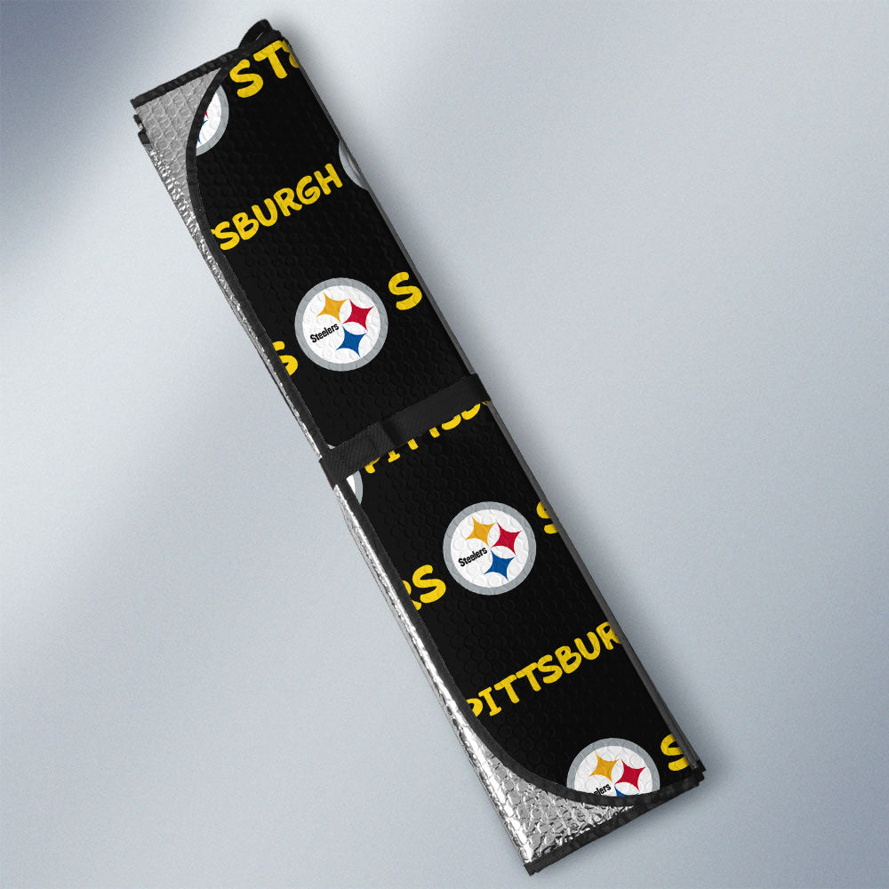 Pittsburgh Steelers Car Sunshade Sporty Team Collection - Gearcarcover - 3