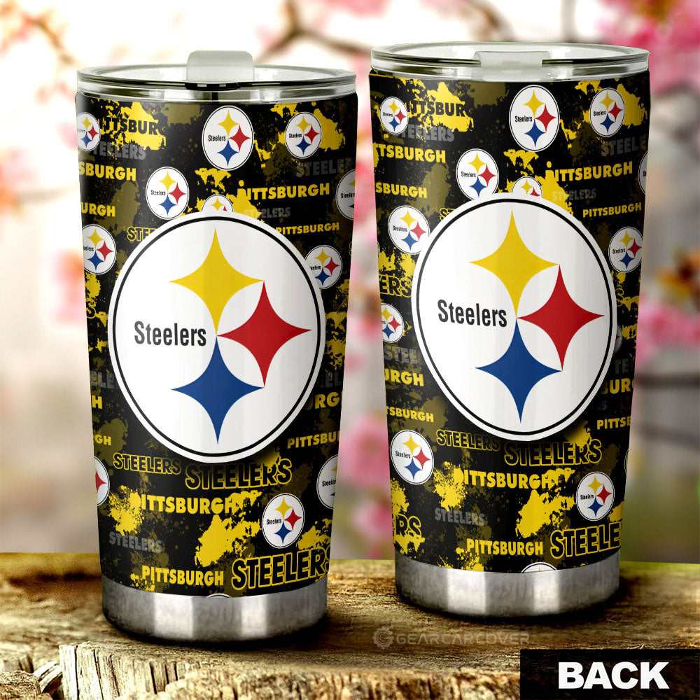 Pittsburgh Steelers Tumbler Cup Custom Car Accessories - Gearcarcover - 2