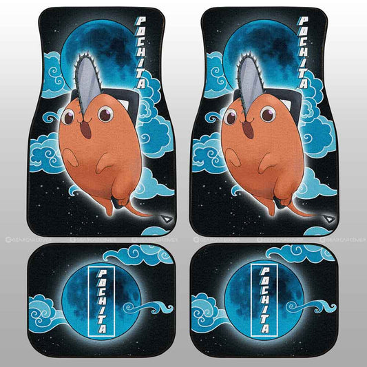 Pochita Car Floor Mats Custom - Gearcarcover - 2