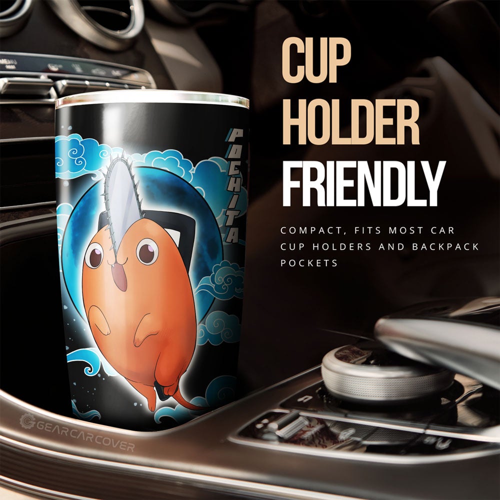 Pochita Tumbler Cup Custom - Gearcarcover - 2