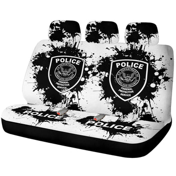 Police Car Back Seat Covers Custom Car Accessories - Gearcarcover - 1