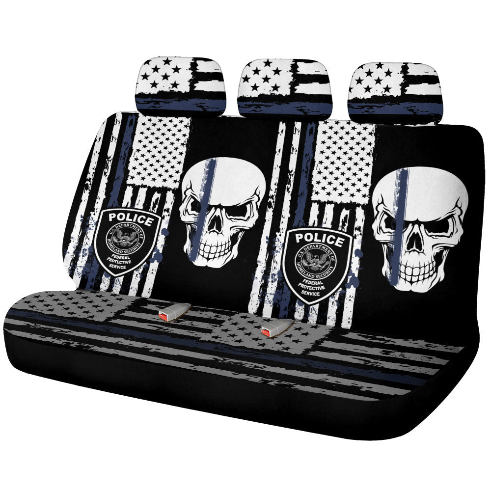 Police Car Back Seat Covers Custom Car Accessories - Gearcarcover - 1