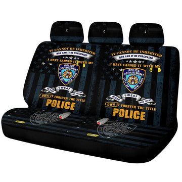 Police Car Back Seat Covers Custom Car Accessories - Gearcarcover - 1