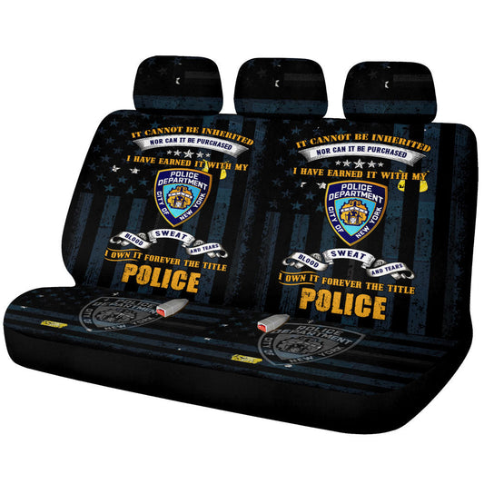 Police Car Back Seat Covers Custom Car Accessories - Gearcarcover - 1