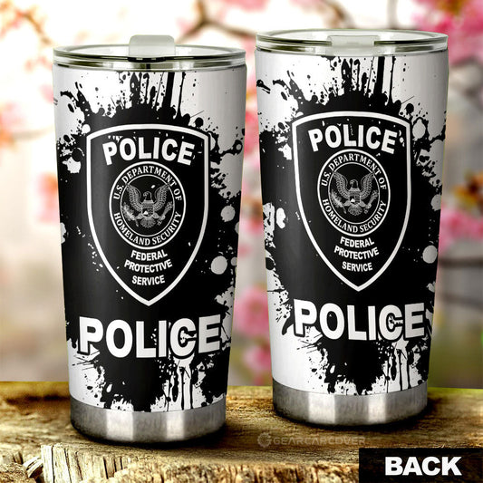 Police Tumbler Cup Custom Car Accessories - Gearcarcover - 2