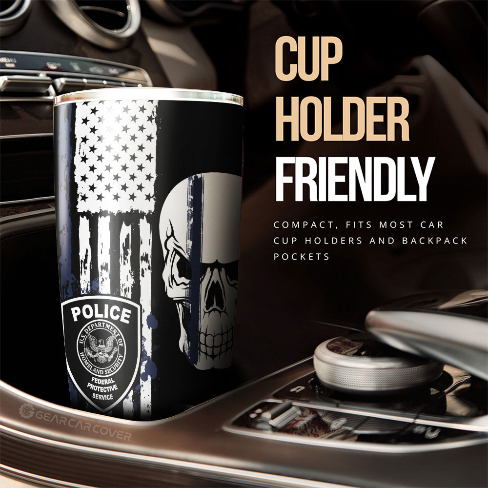 Police Tumbler Cup Custom Car Accessories - Gearcarcover - 3