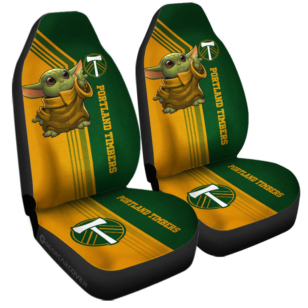 Portland Timbers Car Seat Covers Baby Yoda Car Accessories - Gearcarcover - 3