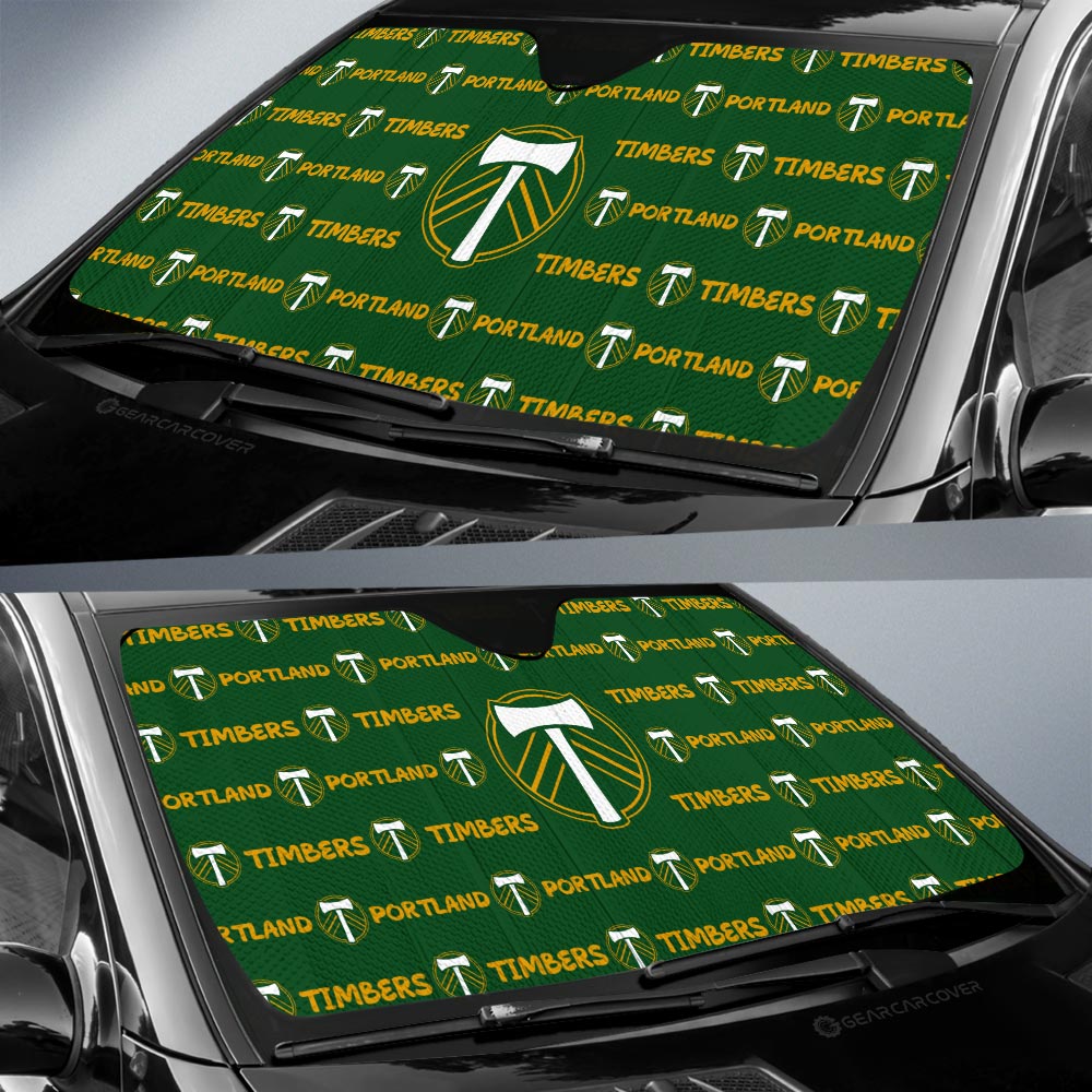 Portland Timbers Car Sunshade Sporty Team Collection - Gearcarcover - 2