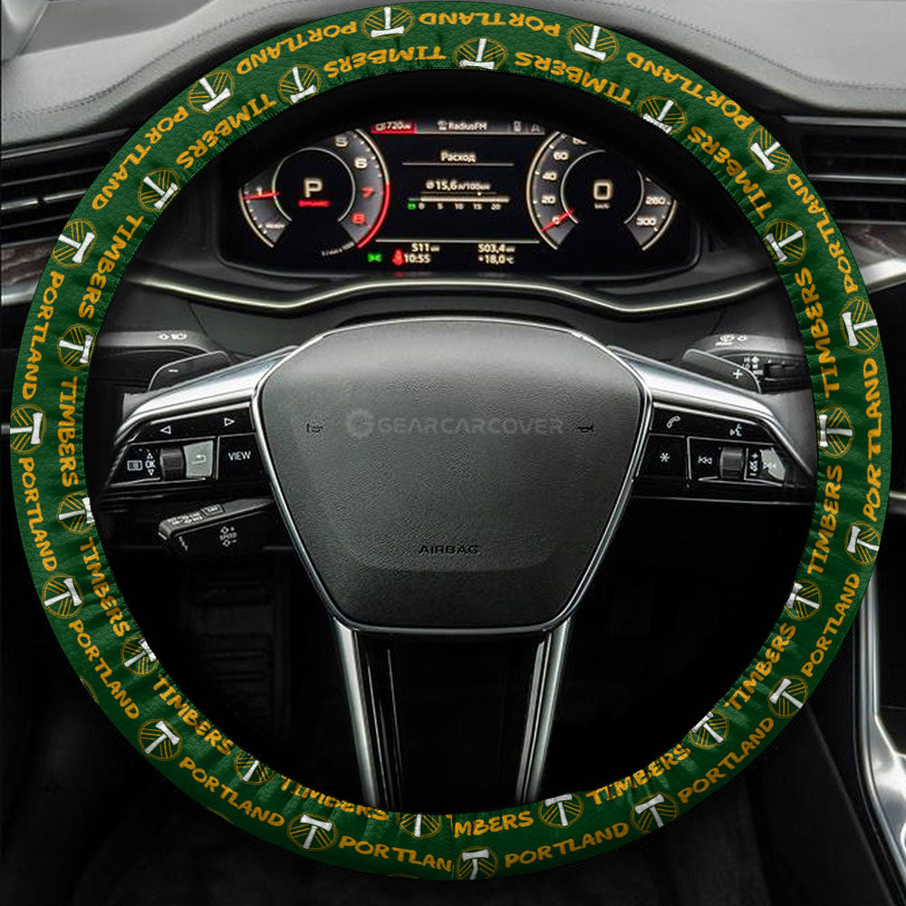 Portland Timbers Steering Wheel Cover Sporty Team Collection - Gearcarcover - 2
