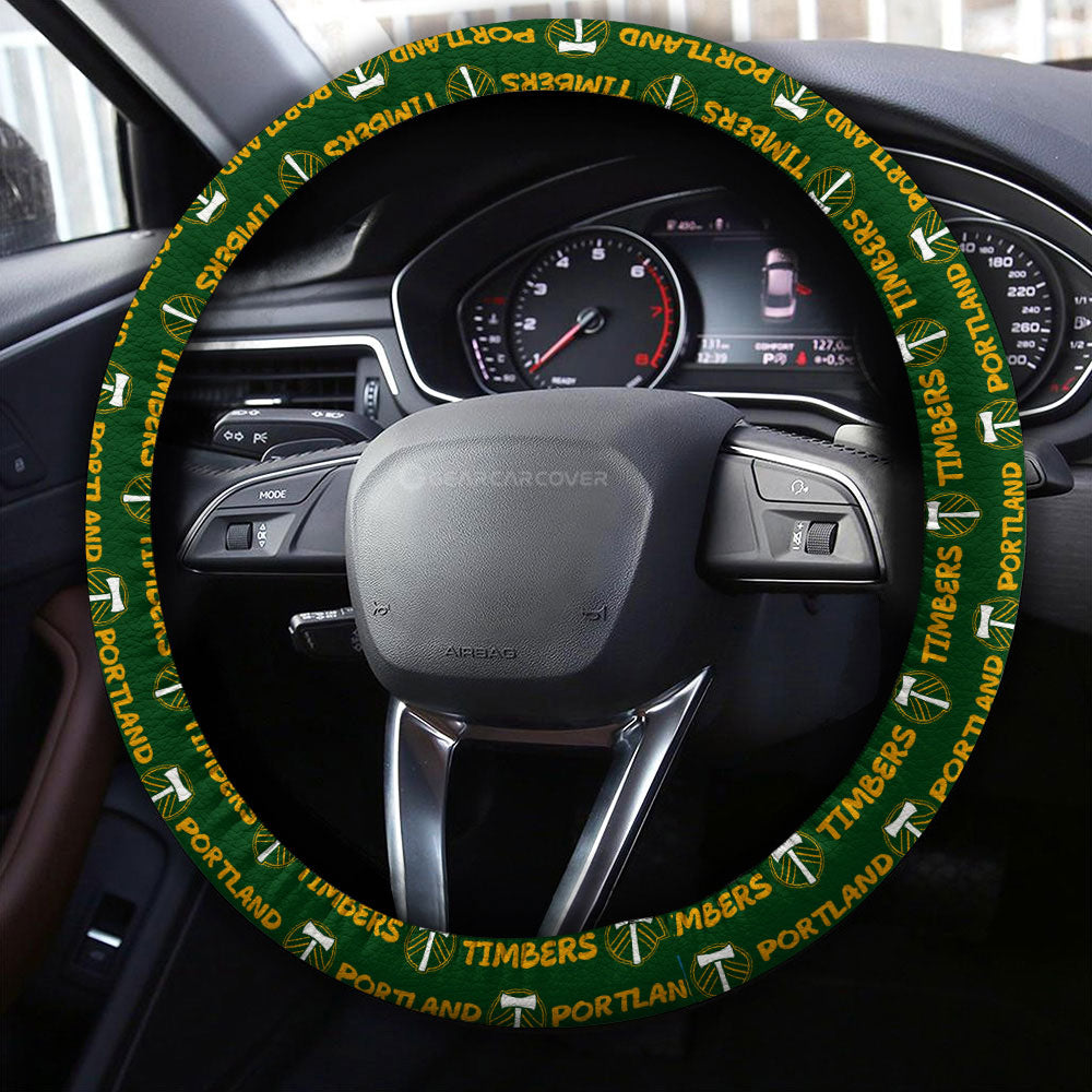 Portland Timbers Steering Wheel Cover Sporty Team Collection - Gearcarcover - 4
