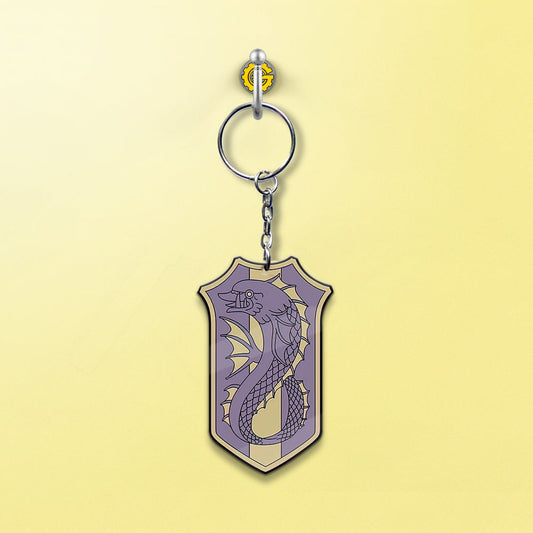 Purple Orca Keychain Custom Car Accessories - Gearcarcover - 2