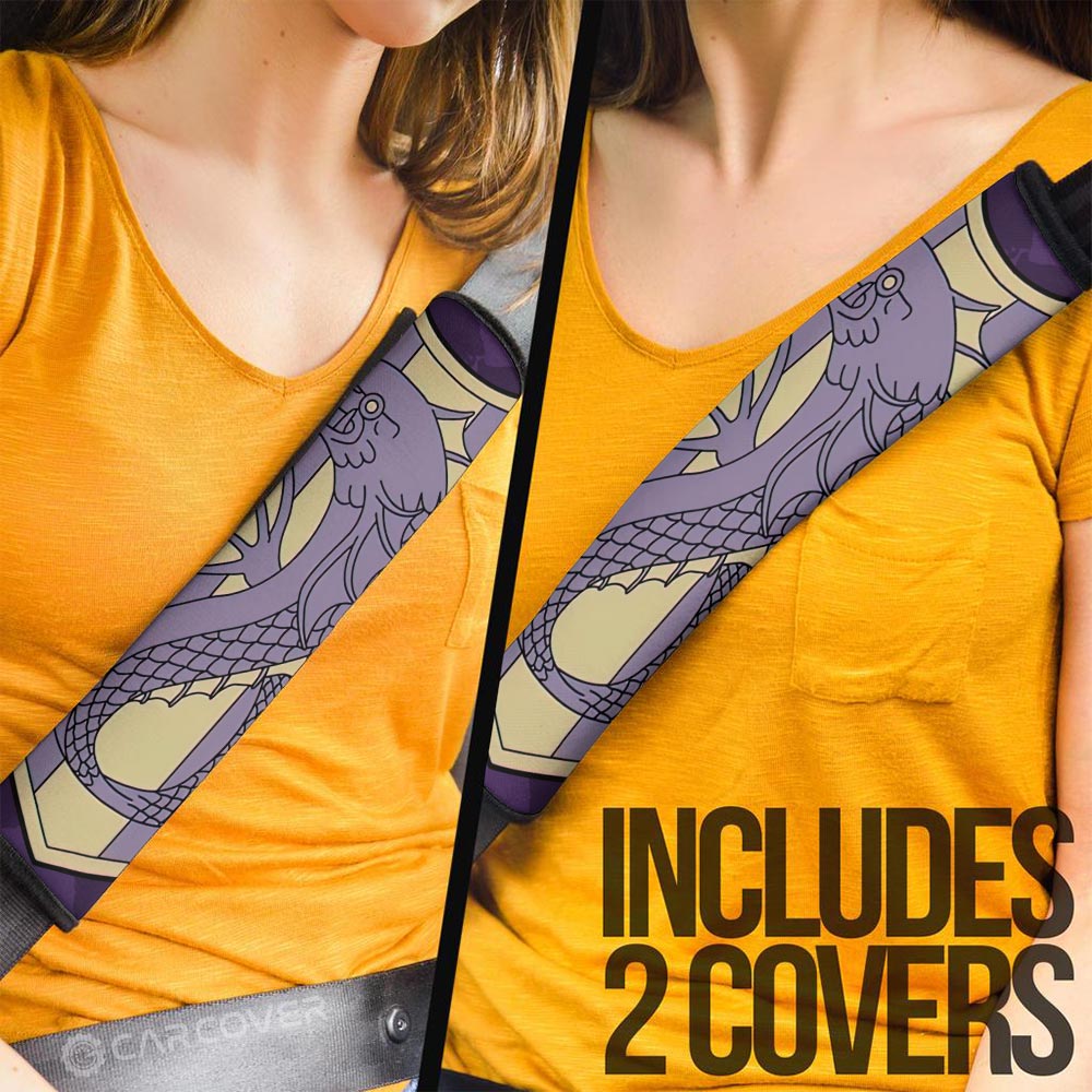 Purple Orca Seat Belt Covers Custom Car Accessories - Gearcarcover - 3