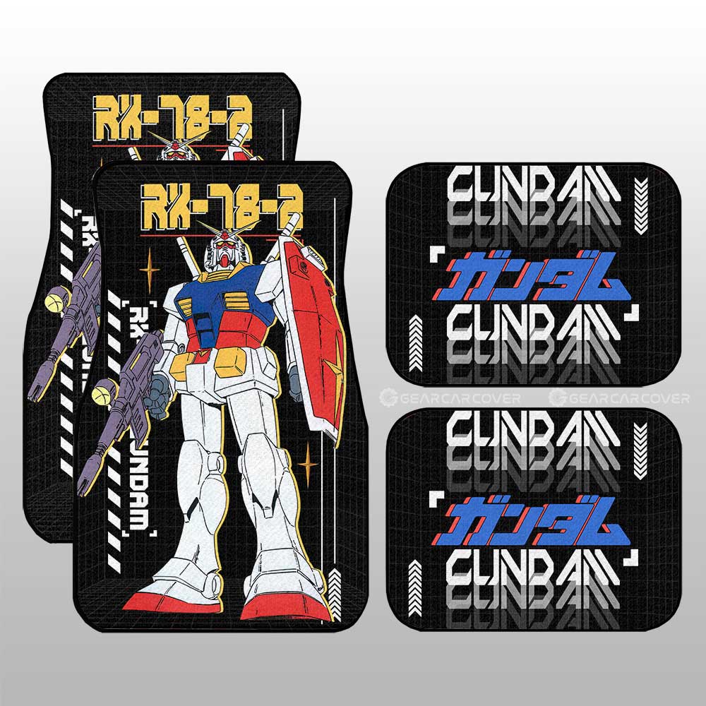 RX-78-2 Car Floor Mats Custom Car Accessories - Gearcarcover - 3