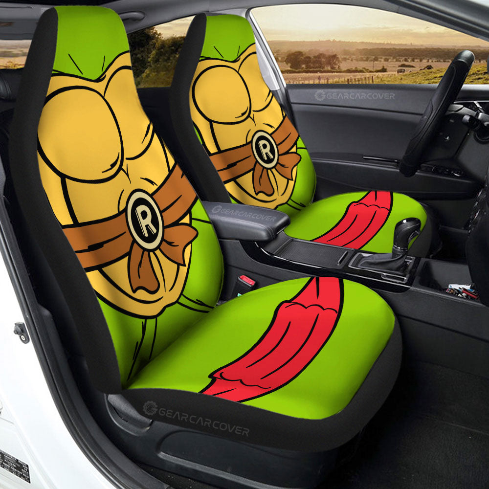 Raphael Car Seat Covers Custom Ninja Turtle Car Accessories - Gearcarcover - 2