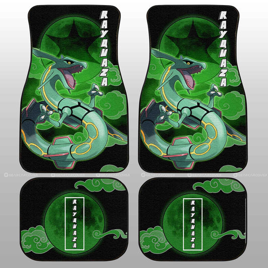 Rayquaza Car Floor Mats Custom Anime Car Accessories For Anime Fans - Gearcarcover - 2