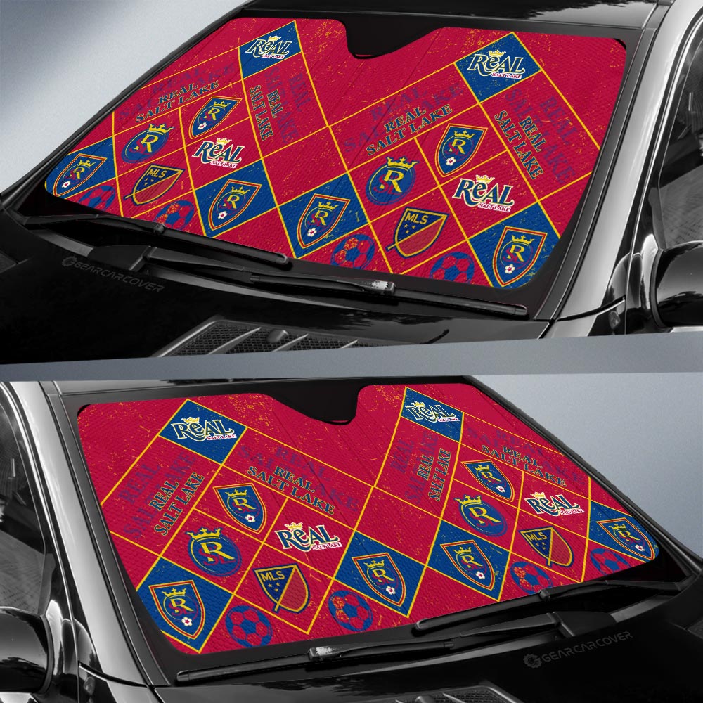 Real Salt Lake Car Sunshade Sporty Team Collection - Gearcarcover - 2