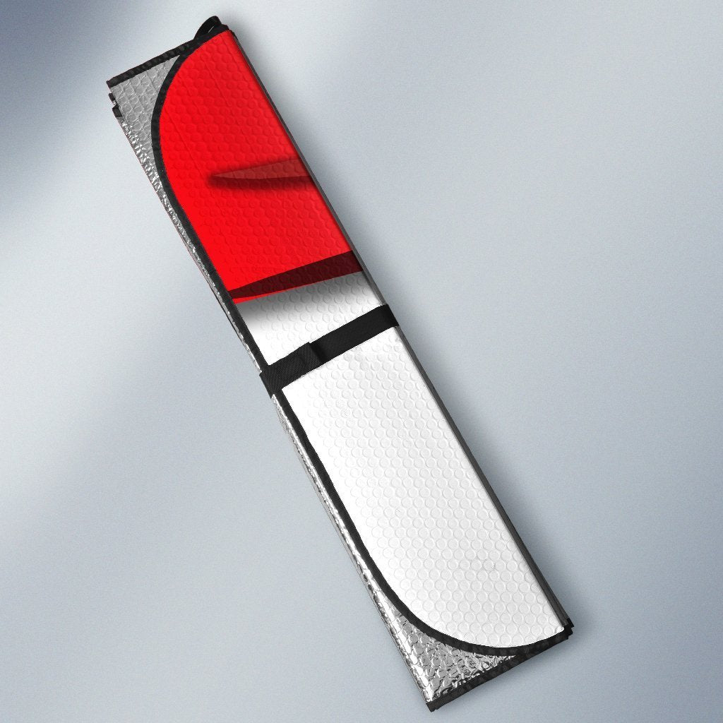 Red Unwelcome Car Eyes Sun Shade Custom Car Accessories - Gearcarcover - 3