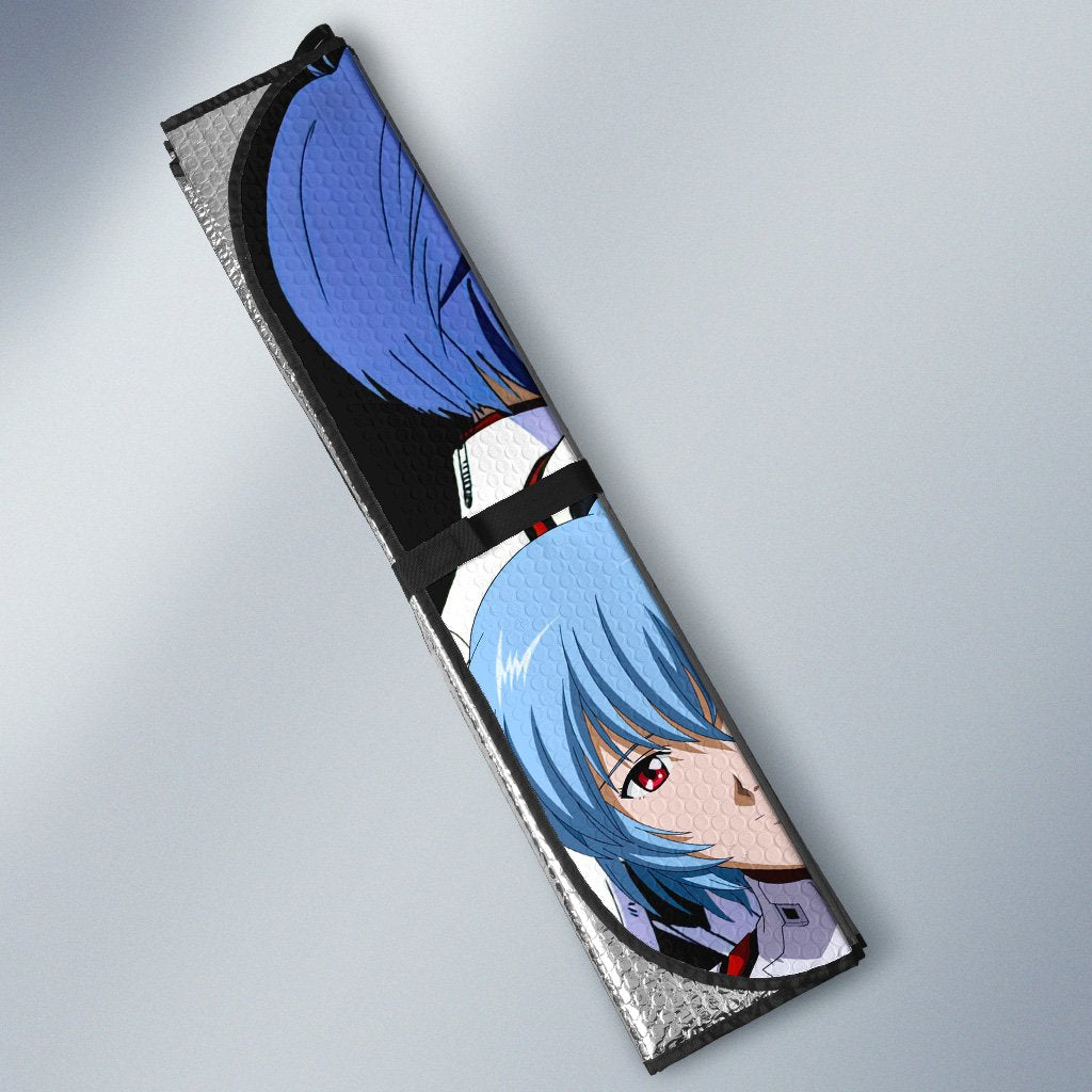 Rei Ayanami Car Sunshade Custom NGE - Gearcarcover - 3