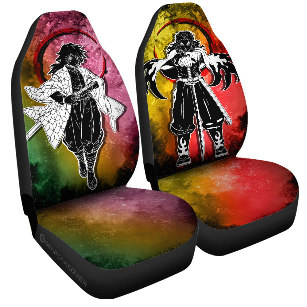 Rengoku Giyuu Car Seat Covers Custom Car Accessories - Gearcarcover - 3