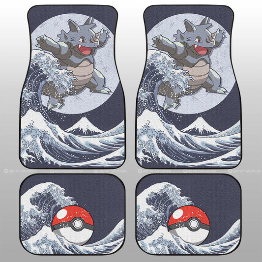 Rhydon Car Floor Mats Custom Pokemon Car Accessories - Gearcarcover - 1