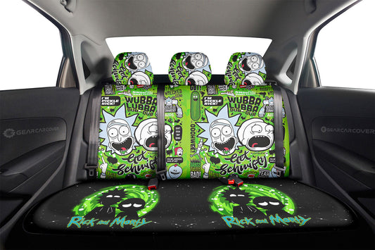 Rick and Morty Car Back Seat Covers Custom Car Interior Accessories - Gearcarcover - 2