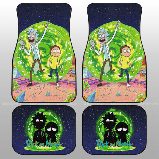 Rick and Morty Car Floor Mats Custom Car Interior Accessories - Gearcarcover - 1