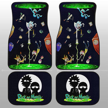 Rick and Morty Car Floor Mats Custom Car Interior Accessories - Gearcarcover - 1