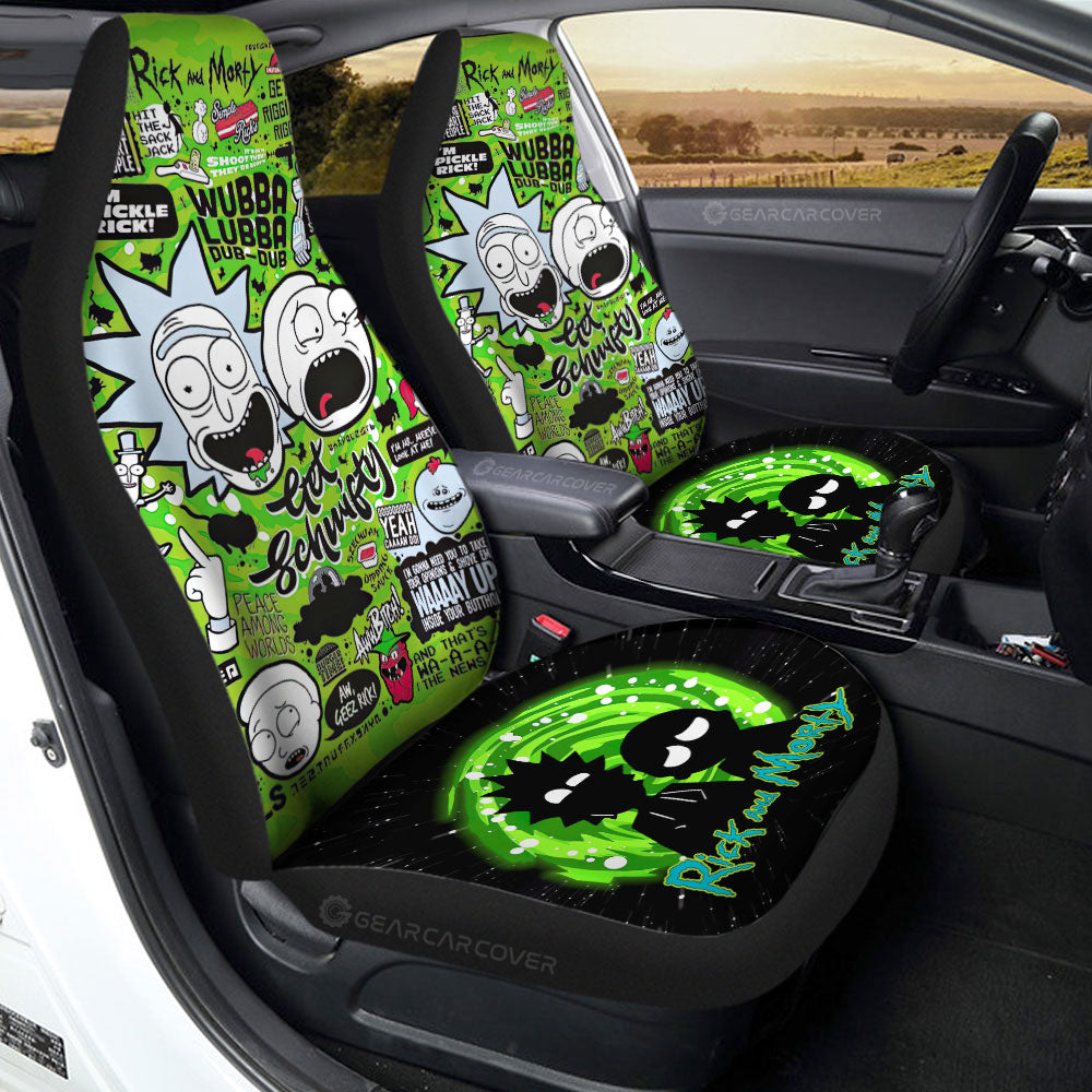 Rick and Morty Car Seat Covers Custom Car Interior Accessories - Gearcarcover - 2