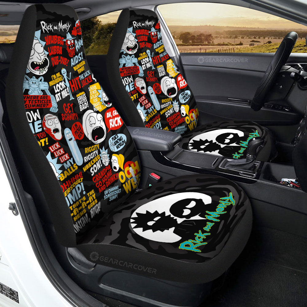 Rick and Morty Car Seat Covers Custom Car Interior Accessories - Gearcarcover - 2