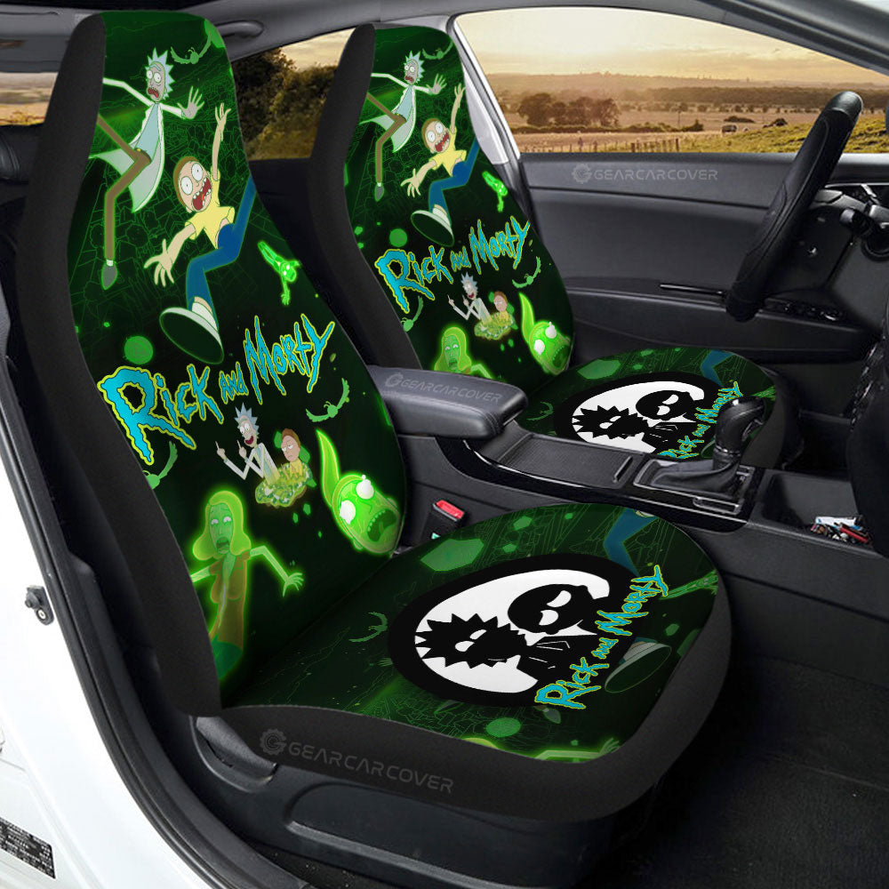 Rick and Morty Car Seat Covers Custom Car Interior Accessories - Gearcarcover - 2